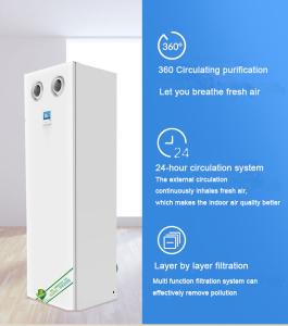 China Multiple Filter 380CMH 130W Wall Mounted ERV factory