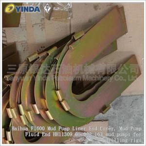 China F1600 Mud Pump Fluid End Liner End Cover HH11309.05.022.163 Compact Size factory