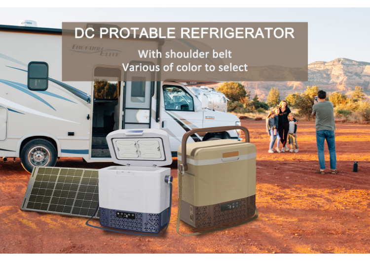 12V/24V Portable Mini Freezer for Outdoor Camping AC/DC Compressor Car Refrigerator