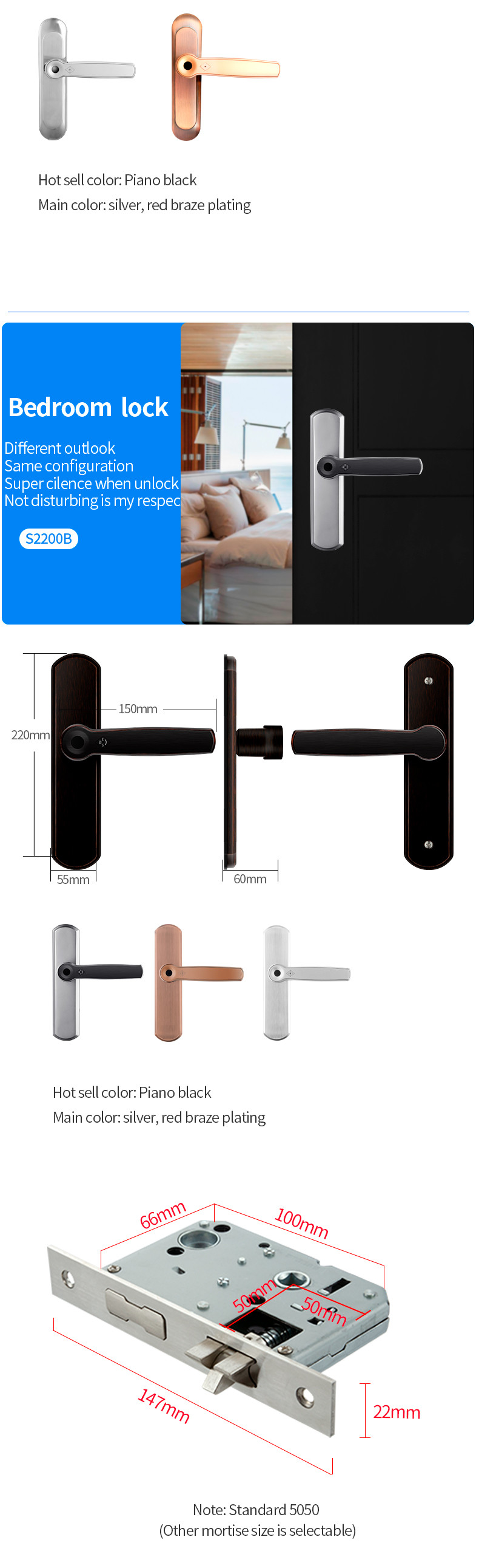 Zinc Alloy House Smart Locks