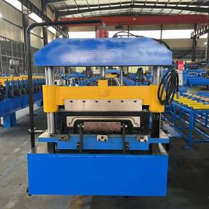 China Hydraulic Pre Cutting Standing Seam Roll Forming Machine With Post Cutting factory