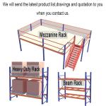 7.5T Warehouse Mezzanine Systems Steel Mezzanine Rack For Carton