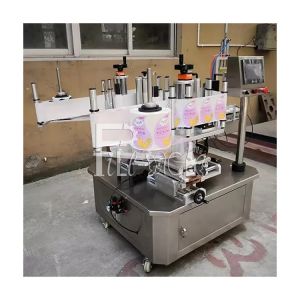 Automatic Square Flat Bottle Labeling Machine Special Shaped Double Side