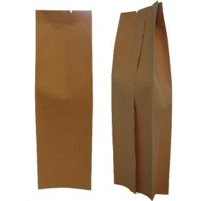 China Kraft paper bag side gusset plastic pouch tea food packaging bag with easy-tearing factory