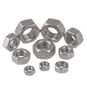 China Construction Thick Galvanized Hex Nut Zinc Plated Clean Smooth Surface factory