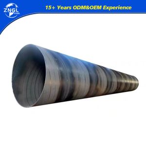 Third Party SGS Inspected ASTM X42 X46 X52 Spiral Steel Pipe for Oil and Gas