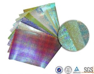 China Customerized Pearl rainbow wrapping paper for bouquets , Iridescent gift wrap sheets factory