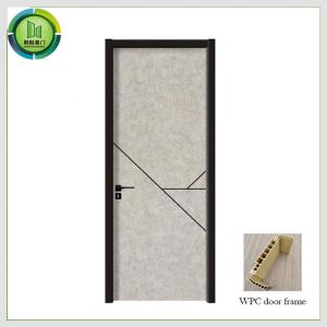 China Durable Fire Rated UPVC Internal Doors Residential Termite Resistant factory