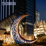 Moon Abstract Stainless Steel Sculpture 3d Design