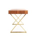 CHANNING Living Room Table Sets For Living Room Or Office Room With Wooden Top