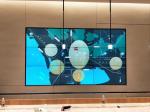 Seamless Narrow Bezel LCD Video Wall HD 4K Resolution Display 55 Inch For Shop