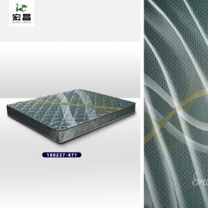 China Black Picture Design 220cm Mattress Ticking Fabric Shrink Resistant factory