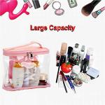 Leak Proof Zipper Clear Travel Bags For Toiletries