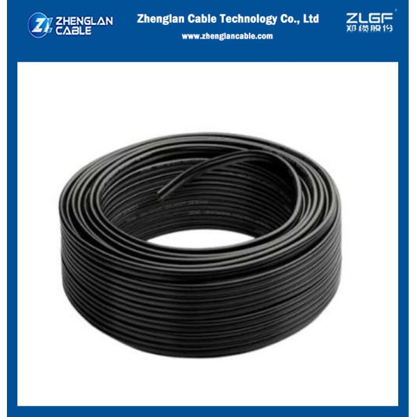 PV DC Solar Cable Black For Solar Panels Connection 1.5KV DC H1Z2Z2-K TUV Certificated