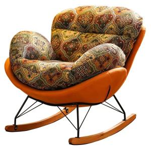 China Retro Classic Rocking Sofa Chair Simple Palace Grain For Hotel Home factory