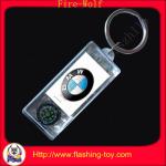 Eco friendly Flashing Toy Lcd + PC solar powered promotional keychain (OEM)