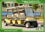 Golden 48V 3.7KW 6 Seater Electric Golf Carts , Trojan Battery Buggy Car Golf