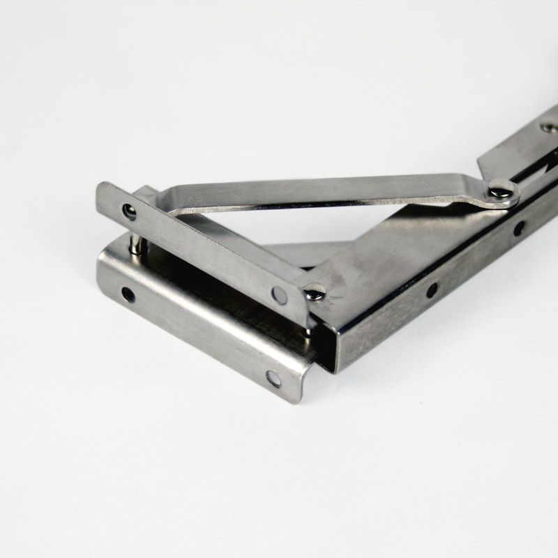 250mm Triangle Iron Folding Shelf Brackets For Furniture Industry