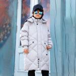 Chinese Clothing Manufacturers White Duck Down Padding Long Winter Coats Kids