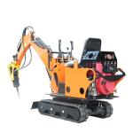 Farm Mini Excavator Digging Trenches ZHONGMEI Small Digger Mini Excavator