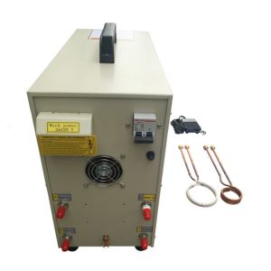China Electromagnetic 40KW High Frequency Induction Heating Equipment / Annealing induction heaters factory