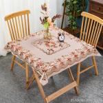 Square Oil-Proof PVC Washable Tablecloth for Dinning Table de Nappe de