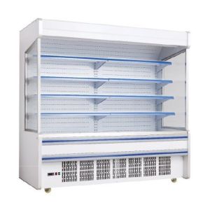 10M Dairy Showcase Drinks Display Refrigerator Multideck Open Chiller