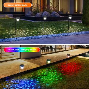 China FCC Outdoor Solar Pathway Light ABS PC Solar Powered Garden Lights factory
