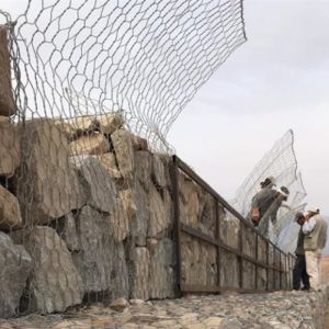 Retaining Wall Galvanized Hexagonal Wire Mesh Gabion Box with Easy Collapsible