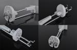 COMER factory supply supermarket ssecurity anti theft plastic slatwall hooks