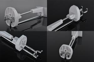China COMER Plastic and metal shopping mall accessories anti-theft pegboard hanging display hook factory