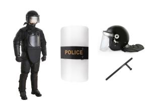 China Police Military Bulletproof Riot Gear Equipment Full Body Armor For Protection factory