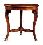 Hotel Antique Rosewood Side Coffee Table Round Top Square Top