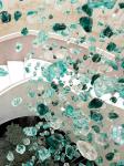 Hotel Crystal Chandelier Bar Living Room Large Engineering Light Green