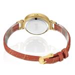 Seiko Pc21s Leather Strap Quartz Watch Women'S Water Resistant Watches