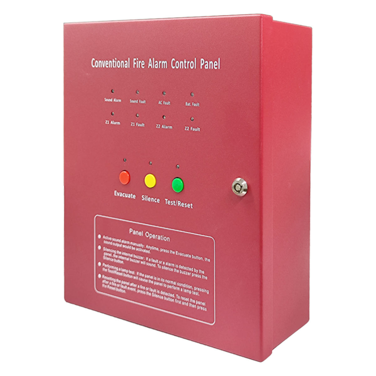 Reliable 2-Zone Fire Alarm Control Panel for Buildings & Facilities
