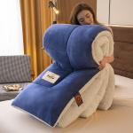 Healthy Sleep Support Quilt Elegant Comfort Softest Coziest Heavy Weight Sherpa