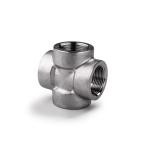 304 316 316L High Pressure Forged Carbon Steel Threaded/SW Cross 1/4''-4.0'' NPT