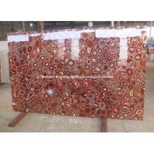 China Red Agate Semiprecious Stone Slab on sale
