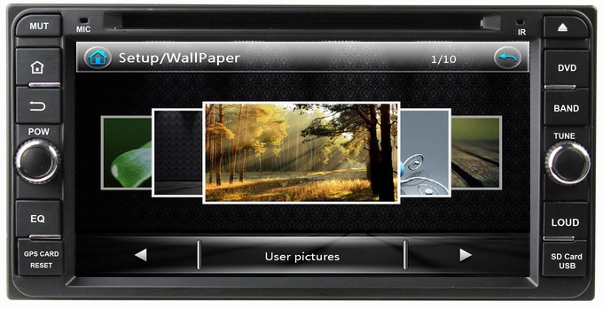 Ouchuangbo Wholesale Car GPS DVD Player for Toyota Fortuner /Avanza /Terios Auto Radio BT USB RDS OCB-6957A