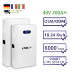Solar Energy Lithium Wall Mounted LiFePo4 Battery 10kw 20kw 48V 200Ah