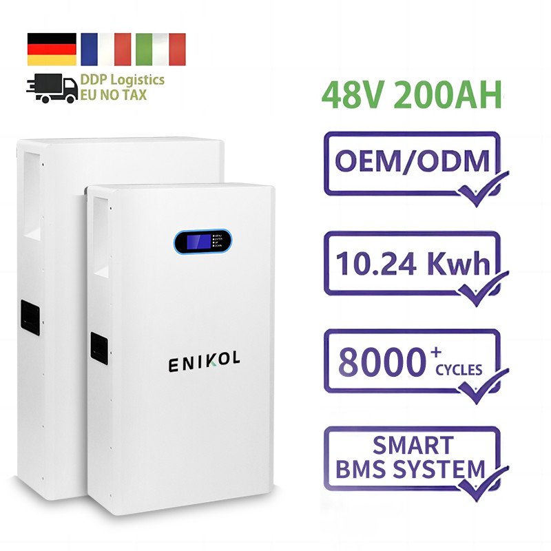 Household Powerwall Lifepo4 Battery 200AH 48V Solar Battery for Durable Power Supply