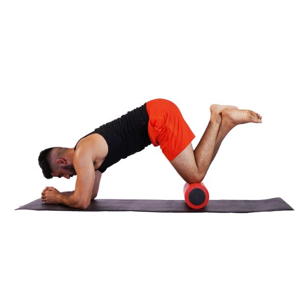 Customized Yoga Pilates Supplies EPP Foam Shaft Fitness Muscle Relaxer Black Solid Foam Roller