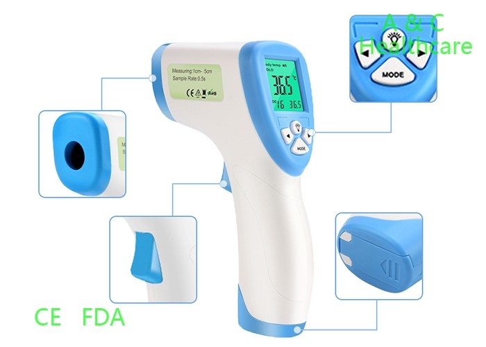 Handheld Digital Infrared Forehead Thermometer For Human Body Temperature