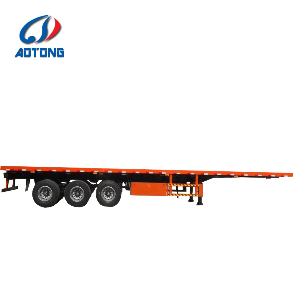 2/3/4 Axles 35T-50T Heavy Duty Flatbed Container Semi Trailer with OE NO. LAT9360TJZG