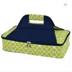 Pizza Picnic Insulated Casserole Food Carrier To Keep Food Hot Or Cold Green