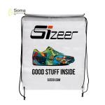 PP Plastic Drawstring Backpack Bag