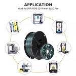 3D Printer PLA 1.75 Mm 1kg For Blackish Green Forming Technology FDM