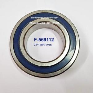 China F-569112 servo motor bearings motorcycle bearings printing press bearings ceramic ball bearings 75*130*31mm factory