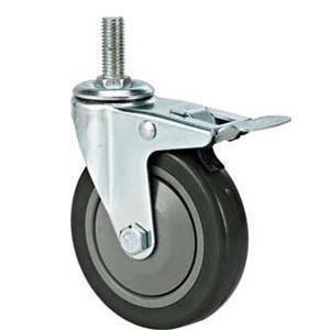 China 02-Grey PVC/Rubber caster factory